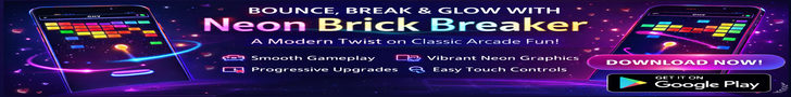 Neon Brick Breaker Ad